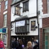 The Three Tuns Tavern in High Street, Barnstaple, Devon.