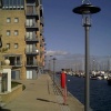 Portishead Harbour, now re-developed as - a marina and apartment buildings
