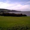 A view along the Bristol Channel coast from Battery point, Portishead, Somerset
