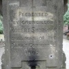 The Inscription on the Shorrock Drinking Fountain, Bold Venture Park, Darwen, Lancashire.