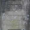 The Inscription on the Shorrock Drinking Fountain, Bold Venture Park, Darwen, Lancashire.