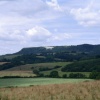 The White Horse, carved onto the hillside above Kilburn, North Yorkshire