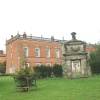 photograph taken through the gateway to nowhere, right of  holy trinity church