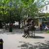 Statue in little prom, Cheltenham - 