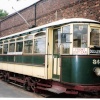An old train, pictured in the Black country museum in Dudley