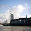 The London Eye and the London Aquarium. London