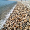 Chesil Beach on a calm March day in 2006