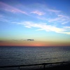 Chesil Beach sunset on a calm March evening in 2006