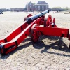 A copy of a 9-pounder Elizabethan demi-culverin cannon at Tilbury Fort.