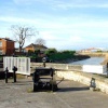 River Parrett at Bridgwater Docks, Somerset