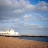 South Parade Pier and beach. Southsea, Hampshire -  - Taken:  3rd April 2006