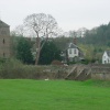 The village of Mordiford, Herefordshire. Mordiford bridge, Church and Post Office