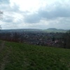 The view across Warminster from Cop Heap.