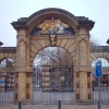 Main gate to HMS Nelson Naval Base, Queens Street, Portsmouth
