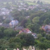 Beautiful view from top of Helsby Hill