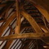 Oak beams in The Great Hall of The Merchant Adventurers' Hall,  York