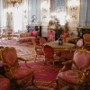 Belvoir Castle in Leicestershire, England. Ladies withdrawing room.