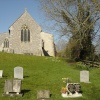 Saxon Church in Nether Wallop, Hampshire, England