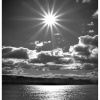 Sun burst, Eccup Reservoir, West Yorkshire