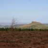 Roseberry topping, on the edge of North Yorkshire and Middlesbrough in the distance