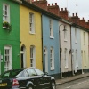 A colourful street in Oxford, Oxfordshire