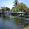 The bridge at Hilsea Moat. Taken:  12th May 2006
