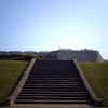 Steps up the defensive walls by Castle Field. -  - Taken:  11th May 2006
