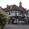 The back of the Mermaid Inn, in Rye.