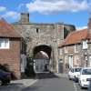 This is the Land gate at the end on High Street in Rye, East Sussex