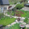 Garden in Eastcombe, Gloucestershire, Cotswolds.