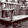 Bench in Stourhead Garden