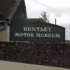 Sign for the Bentley Motor Museum.