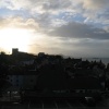 Sunrise behind the Church at Lyme Regis, Dorset