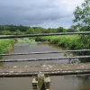 Crossing a ford near Dalwood, Devon.