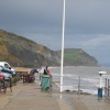 Sea fishing at Charmouth, Dorset