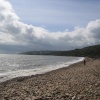 Clouds seeming to mimic the curves of the bay at Charmouth, Dorset
