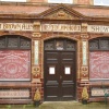 The reconstructed Red Lion Hotel at Crich Tramway Village, Derbyshire