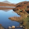 Beacon Tarn in the Blawith Fells, looking towards Coniston-Old-Man