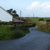 Typical cornish road... Near Porthcothan, Cornwall.