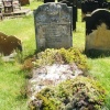 Anne Bronte's grave at the St Mary's church, Scarborough (05-06-2006)
