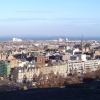 View towards the Firth of Forth (and Fife) from Edinburgh Castle.
