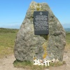 R.A.F Memorial stone, on Dartmoor National Park
