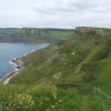 Coastal footpath between Swanage and Kimmeridge, Dorset in May.  Very steep, but beautiful.