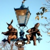 Lamp post in Stratford upon Avon, near the theatre