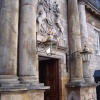 Entrance to the Palace of Holyroodhouse, Edinburgh.
