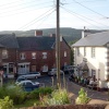 View from the church towards The Lion Inn in Timberscombe, Somerset (June 22nd 2006)
