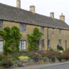 Row of Cottages in Bourton-on-the-Hill, nr Moreton-in-Marsh, Gloucestershire