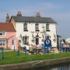 'Watering Hole' at Heybridge Basin, Maldon. Pub: The Old Ship