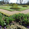 Early Spring bedding at Waddesdon Manor, near Aylesbury, Buckinghamshire