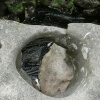 known as the hole rock on the river teign dartmoor
